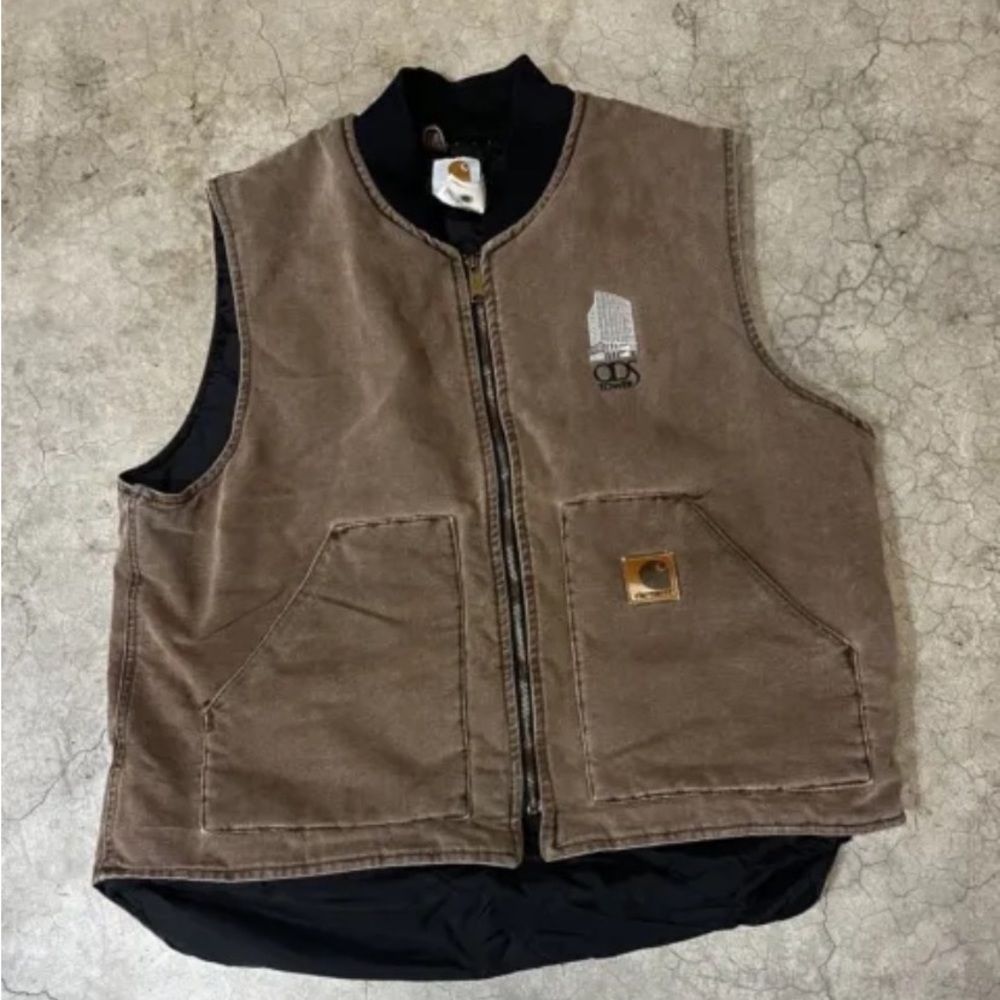 Carhartt Duck Canvas Quilt Lined Vest